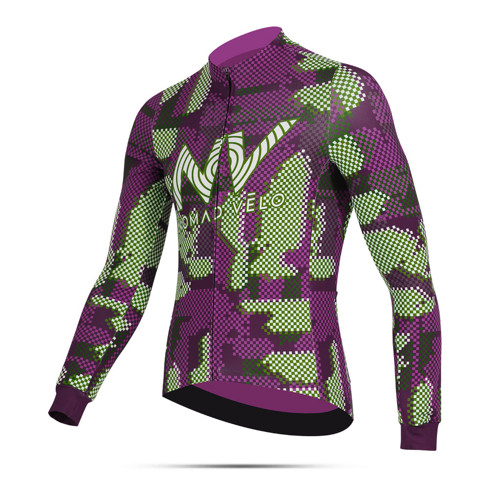 Purple Techwave Long Sleeve Aero Jersey
