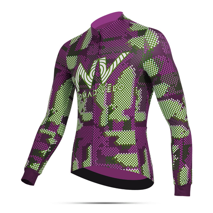 Purple Techwave Long Sleeve Aero Jersey