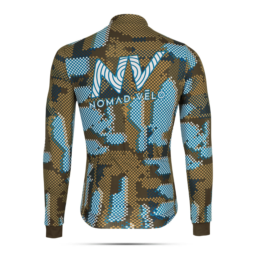 Khaki Techwave Long Sleeve Aero Jersey