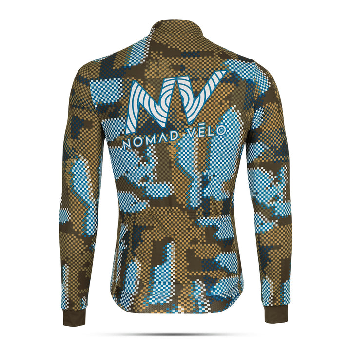 Khaki Techwave Long Sleeve Aero Jersey