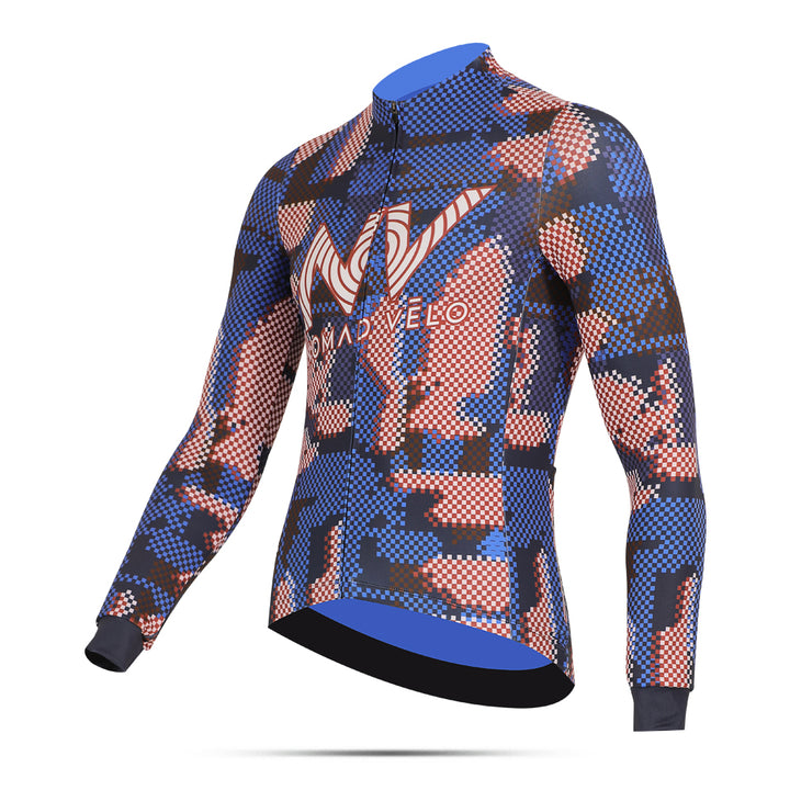 Blue Techwave Long Sleeve Aero Jersey