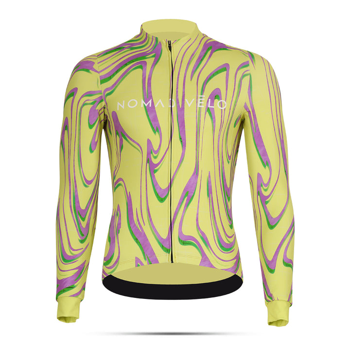 Yellow Neon Ember Long Sleeve Jersey - Neon Ember