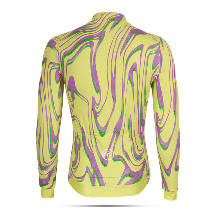 Yellow Neon Ember Long Sleeve Jersey - Neon Ember