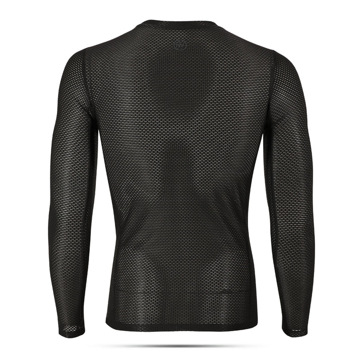 Black Long Sleeve Cycling Base Layer with Breathable Fit – Nomad Black Base Layer