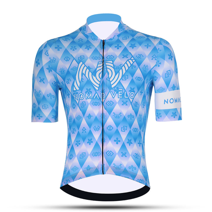 Blue Pro Fit Jersey for High-Performance Road Cycling - Royal Jersey