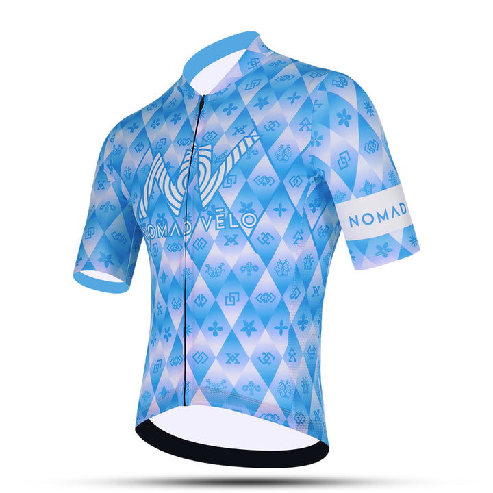 Blue Pro Fit Jersey for High-Performance Road Cycling - Royal Jersey