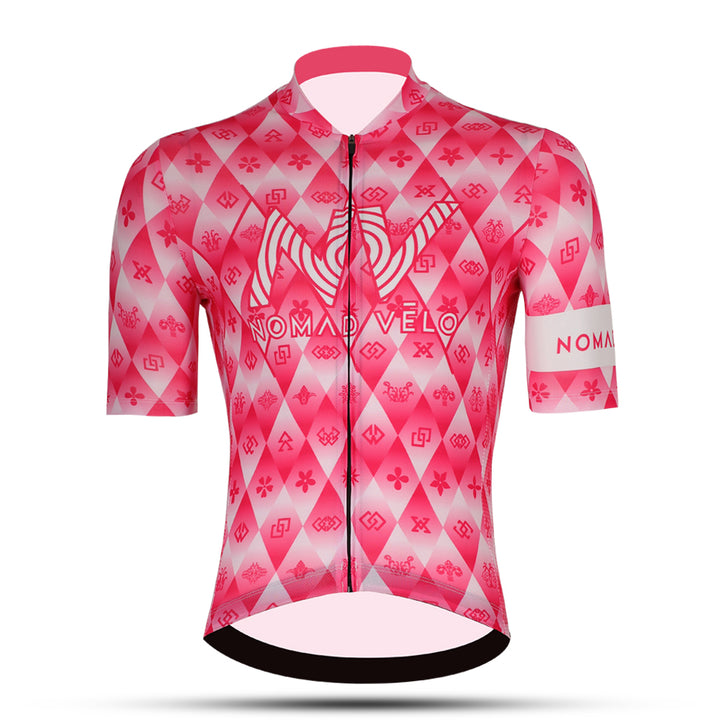 Pink Pro Fit Jersey for High-Performance Road Cycling - Royal Jersey