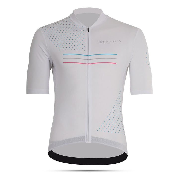 White Performance Bike Jersey for Road and Race Days – White League Jersey
