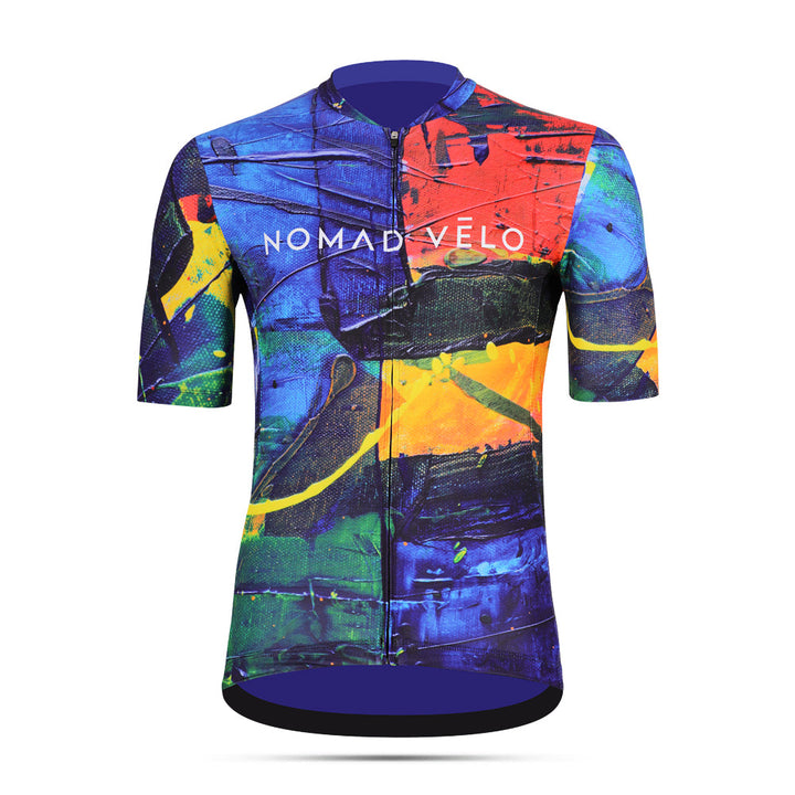 Artistic Cycling Jersey with Colorful Print – Artist Jersey