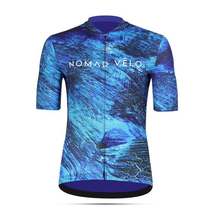 Pacific Blue Aero Cycling Jersey for Long Climbs – Pacific Jersey Blue