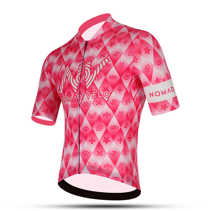 Pink Pro Fit Jersey for High-Performance Road Cycling - Royal Jersey