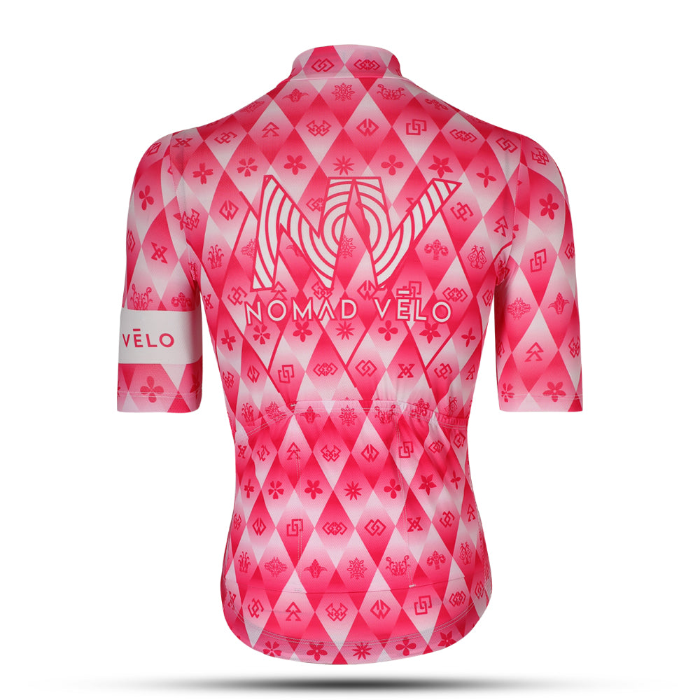 Pink Pro Fit Jersey for High-Performance Road Cycling - Royal Jersey