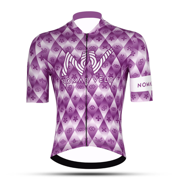 Purple Pro Fit Jersey for High-Performance Road Cycling - Royal Jersey