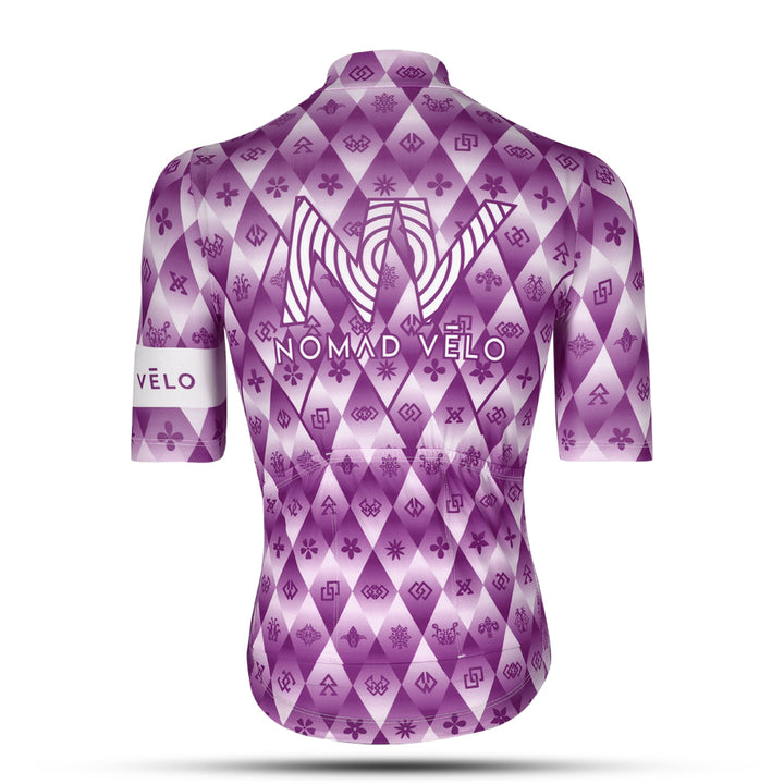 Purple Pro Fit Jersey for High-Performance Road Cycling - Royal Jersey