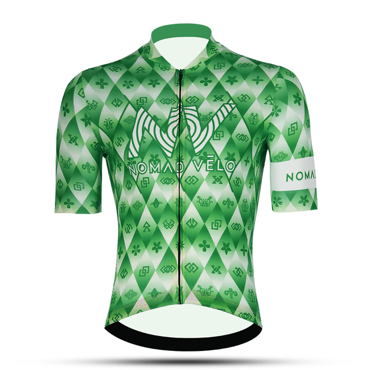Green Pro Fit Jersey for High-Performance Road Cycling - Royal Jersey