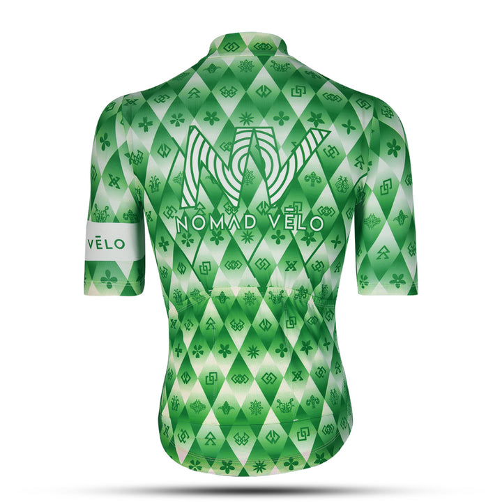Green Pro Fit Jersey for High-Performance Road Cycling - Royal Jersey