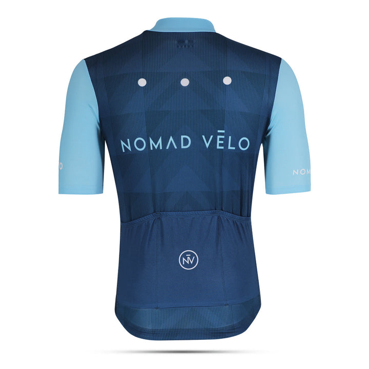 Light Blue Performance Cycling Jersey with Aero Cut – Sky Jersey
