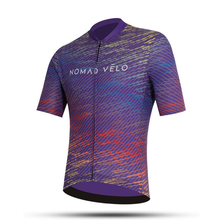 Colorful Aero Fit Cycling Jersey for Fast Summer Rides – Spectrum Jersey