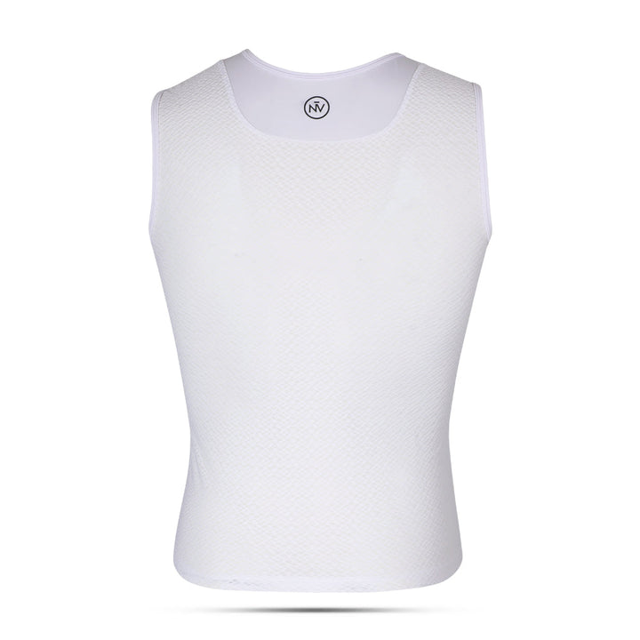 Breathable White Cycling Base Layer for Summer – Nomad Base Layer White