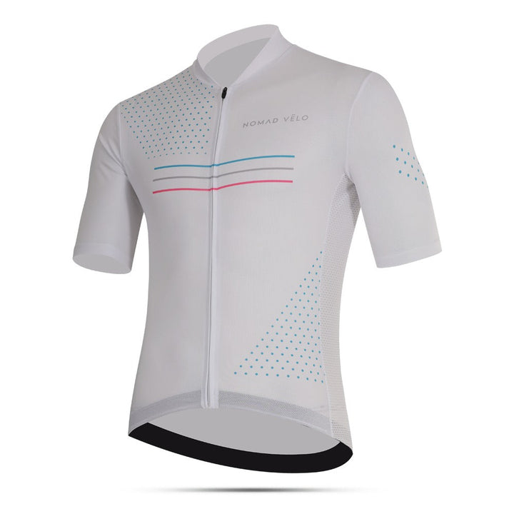 White Performance Bike Jersey for Road and Race Days – White League Jersey
