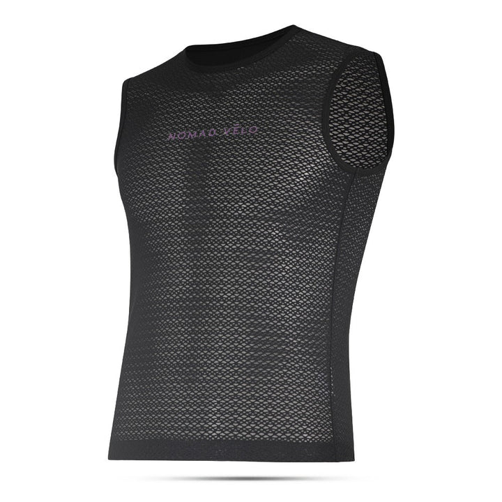 Seamless Summer Cycling Base Layer with Breathable Fit – Nomad Base Layer Black