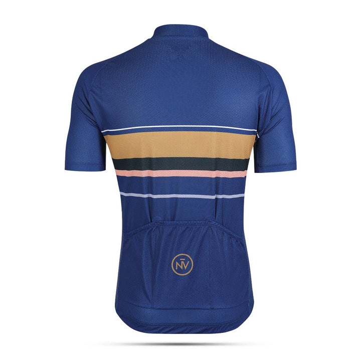 Classic Aero Road Jersey with Timeless Look – Classic Jersey Blue