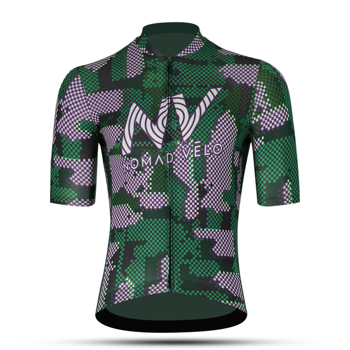 Green Pro Cycling Jersey for Fast Rides - Techwave Aero Jersey