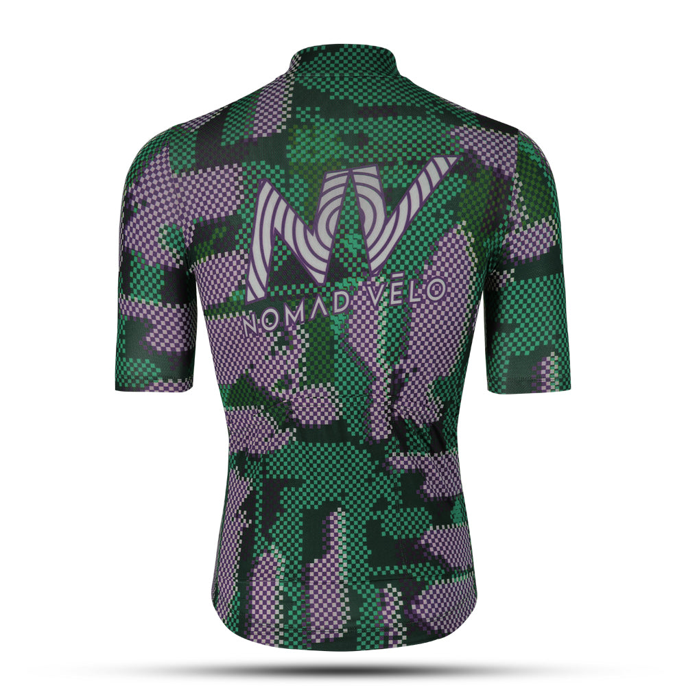 Green Pro Cycling Jersey for Fast Rides - Techwave Aero Jersey