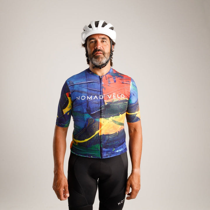 Artistic Cycling Jersey with Colorful Print – Artist Jersey