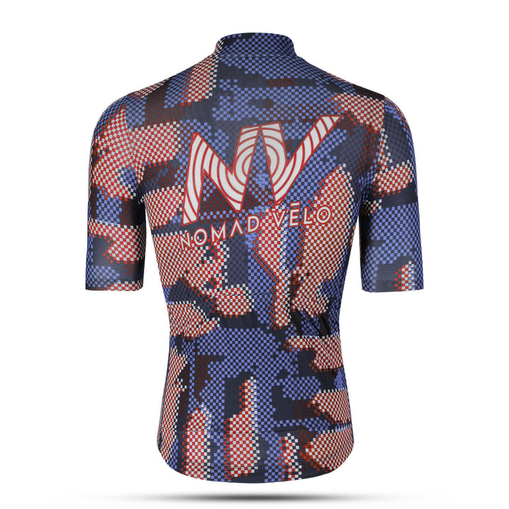 Blue Pro Cycling Jersey for Fast Rides - Techwave Aero Jersey