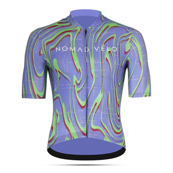 Purple Pro Cycling Neon Ember Jersey