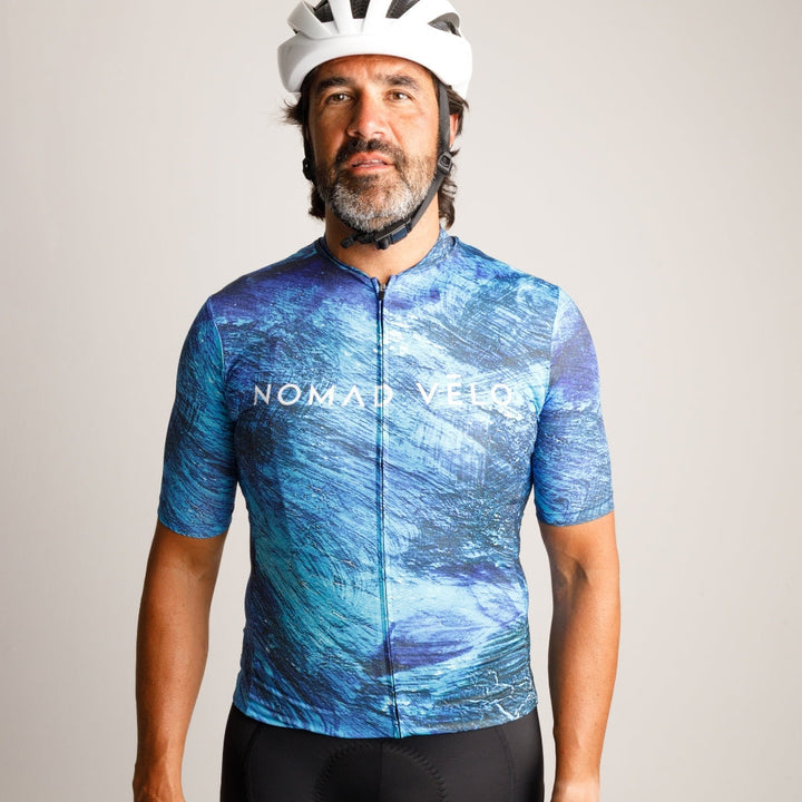 Pacific Blue Aero Cycling Jersey for Long Climbs – Pacific Jersey Blue