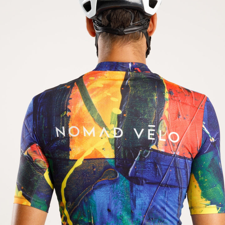 Artistic Cycling Jersey with Colorful Print – Artist Jersey