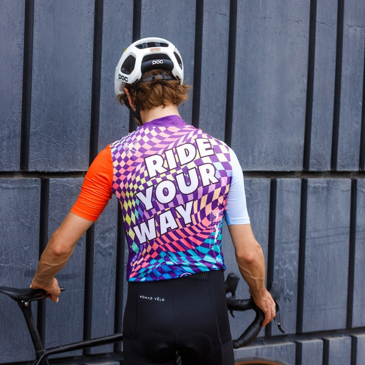 Spiral Graphic Cycling Jersey with Aero Fit – Spiral Jersey