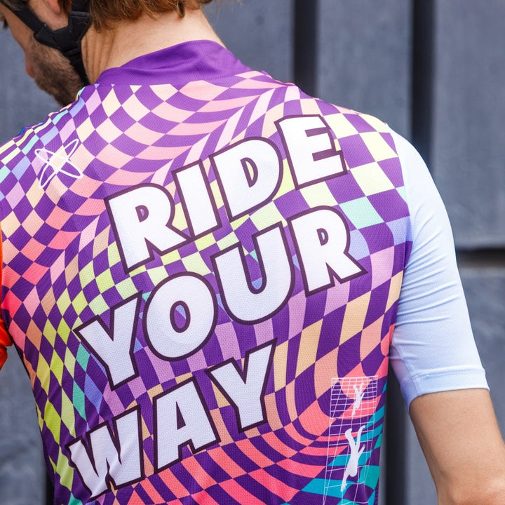 Spiral Graphic Cycling Jersey with Aero Fit – Spiral Jersey