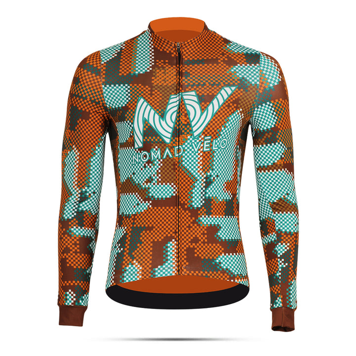 Red Techwave Long Sleeve Aero Jersey