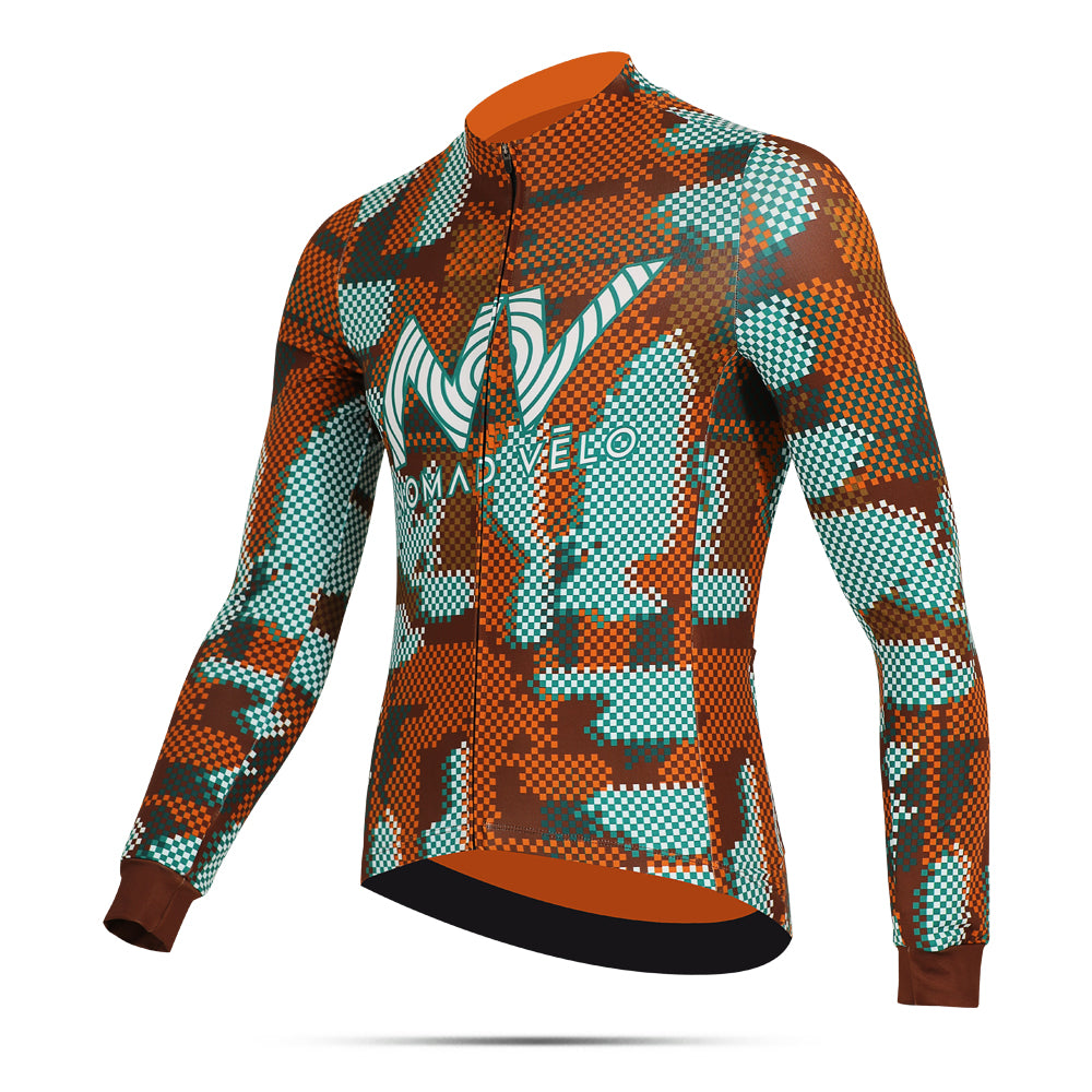 Red Techwave Long Sleeve Aero Jersey