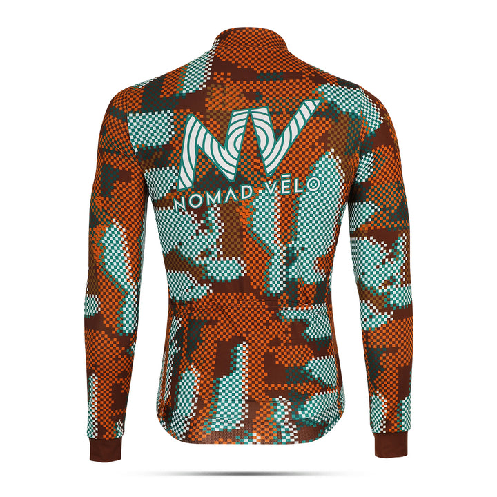 Red Techwave Long Sleeve Aero Jersey