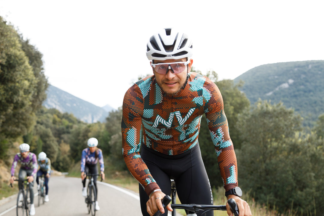 Red Techwave Long Sleeve Aero Jersey