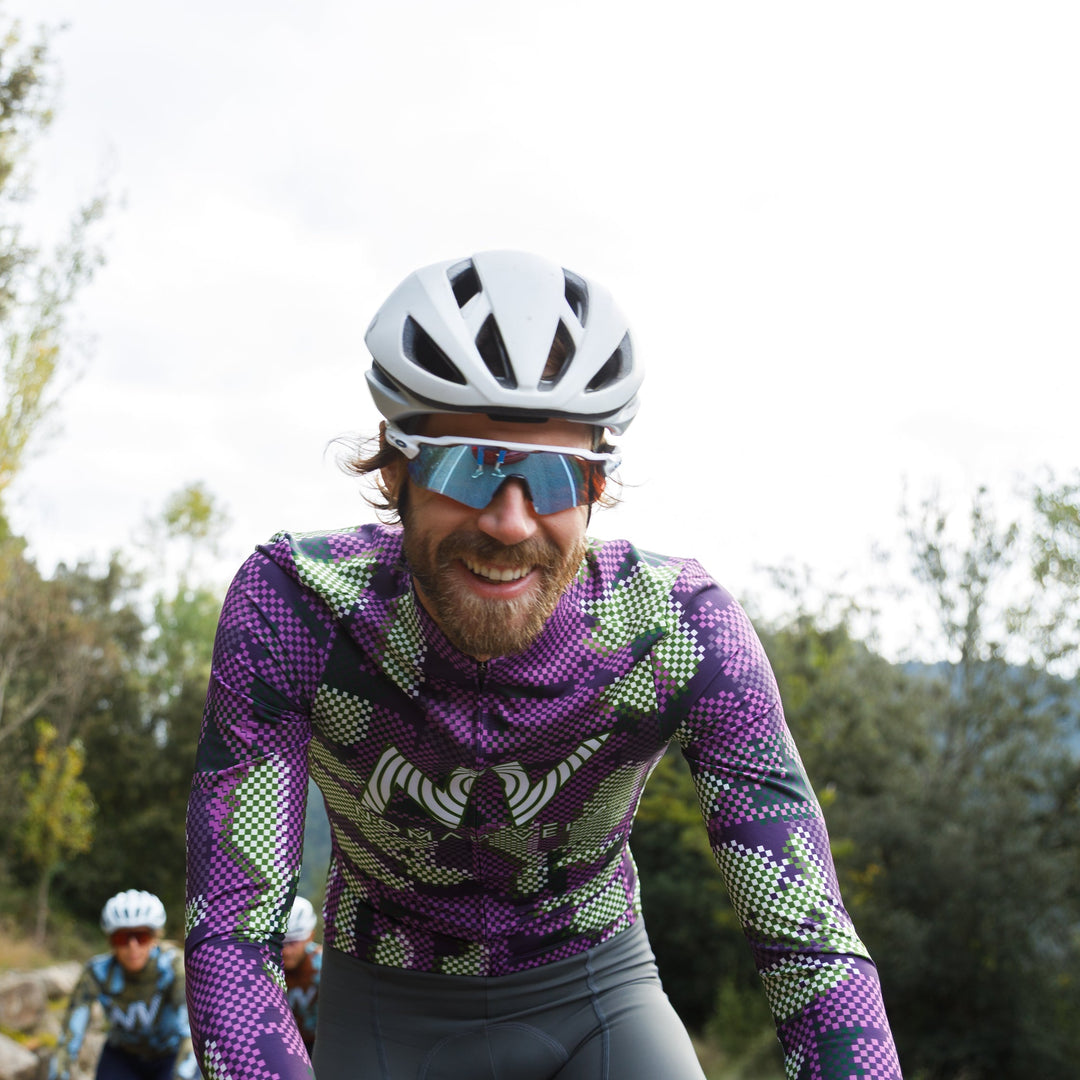 Purple Techwave Long Sleeve Aero Jersey