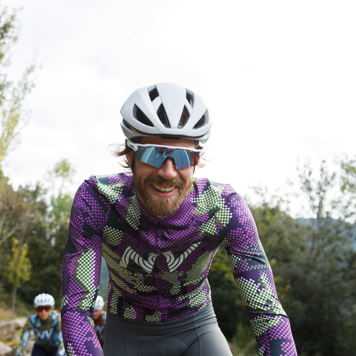 Purple Techwave Long Sleeve Aero Jersey