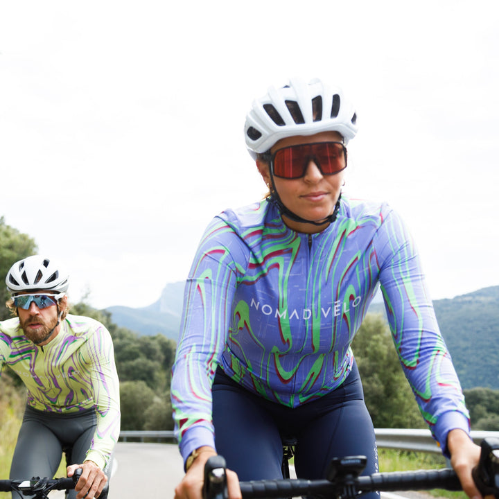 Purple Pro Cycling Neon Ember Jersey