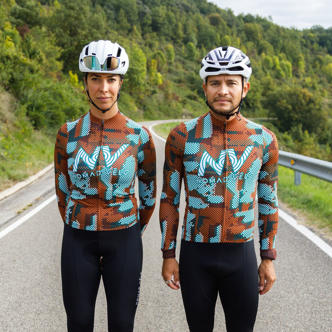 Red Techwave Long Sleeve Aero Jersey