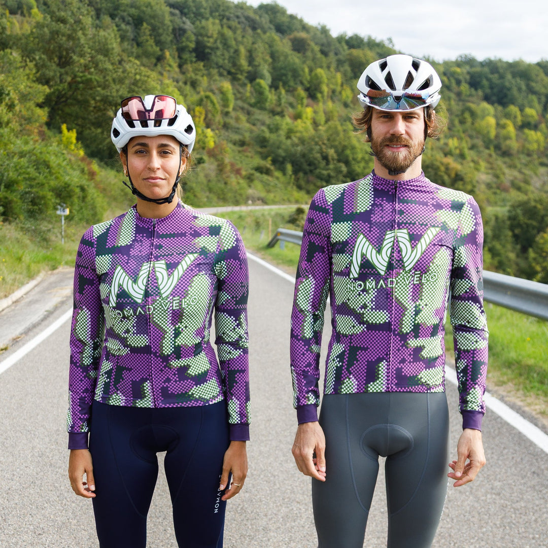 Purple Techwave Long Sleeve Aero Jersey