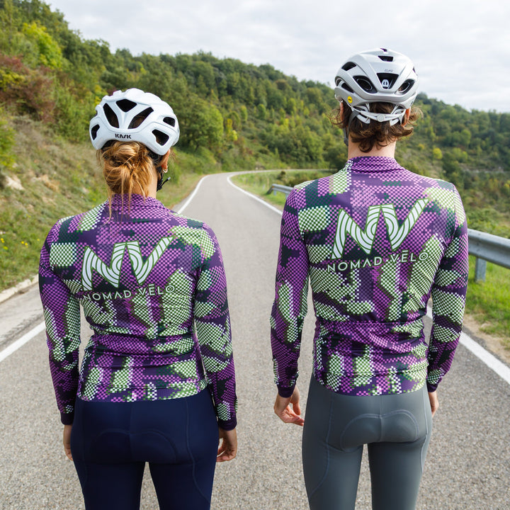 Purple Techwave Long Sleeve Aero Jersey
