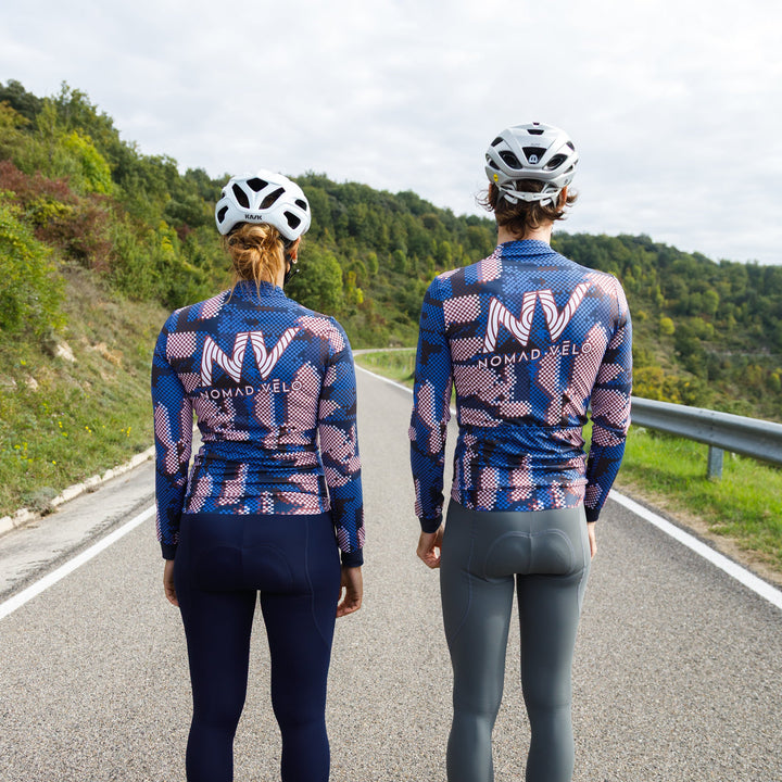 Blue Techwave Long Sleeve Aero Jersey