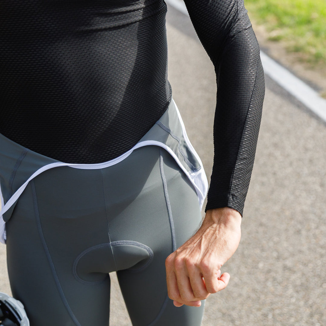 Black Long Sleeve Cycling Base Layer with Breathable Fit – Nomad Black Base Layer