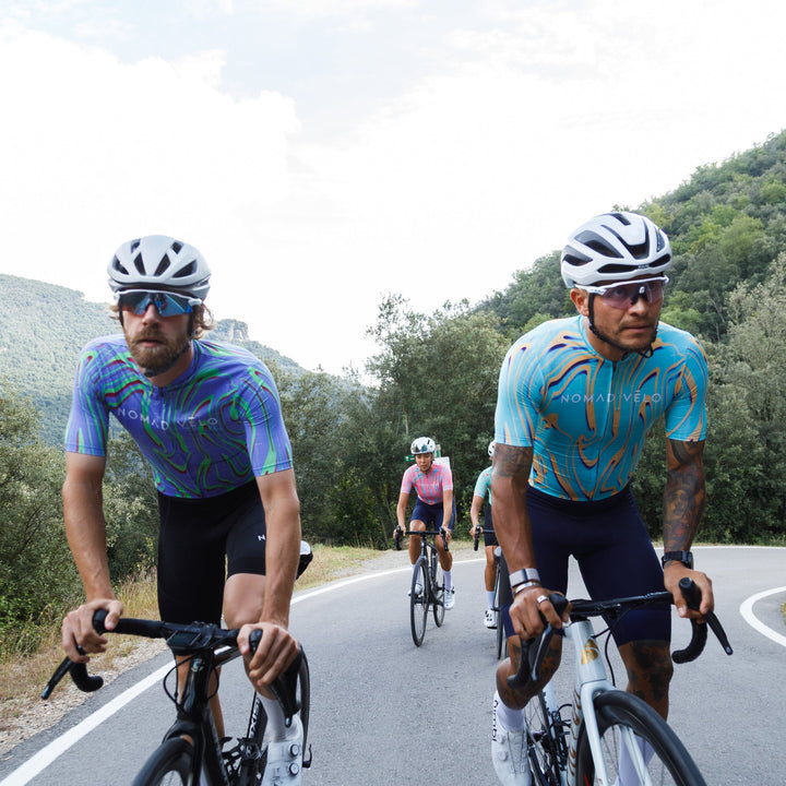 Purple Pro Cycling Neon Ember Jersey