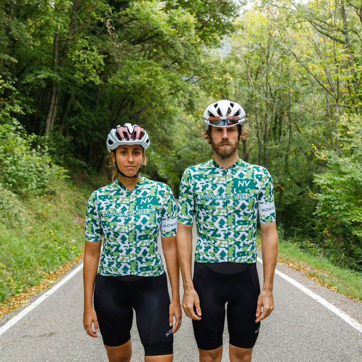 Green Сamouflage Aero Cycling Jersey - Сamouflage Jersey