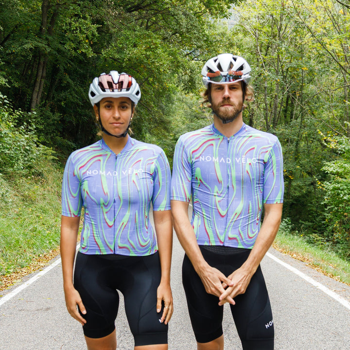 Purple Pro Cycling Neon Ember Jersey